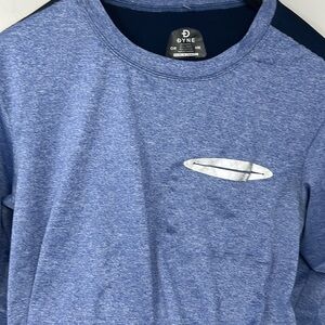 DYNE Christopher Bevans Activewear Crewneck Long Sleeves Shirt Men Size Medium